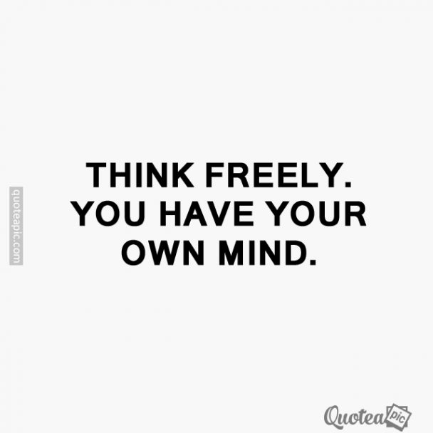 Own mind