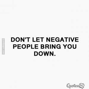 Negative people