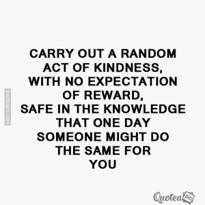Act of kindness