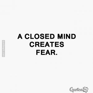Closed mind
