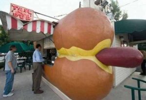 If your mind is clean, you’ll only see a hot dog stand