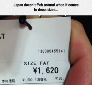 Dress Sizes In Japan