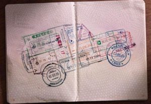 Passport stamps