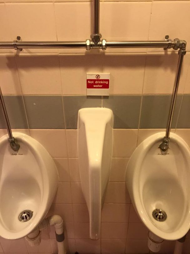 The fact they needed to put up a sign