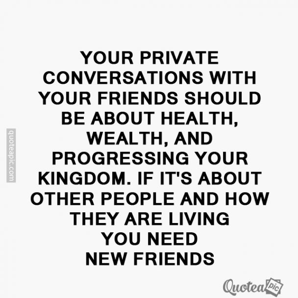 You need new friends