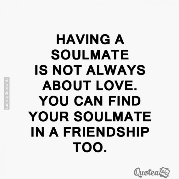 Having a soulmate