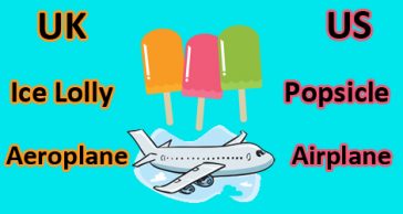 British English Vs American English Over 100 Differences Illustrated