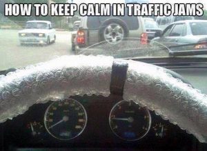 Keep Calm In Traffic