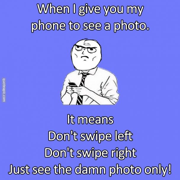 Dont Swipe !