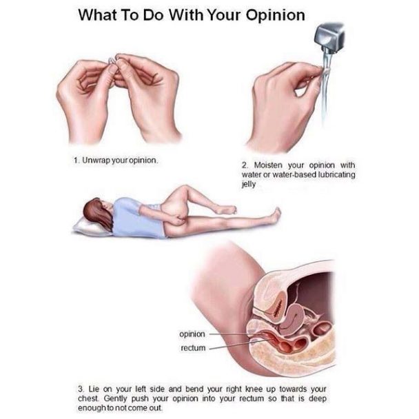 Here's What To Do With Your Opinion...