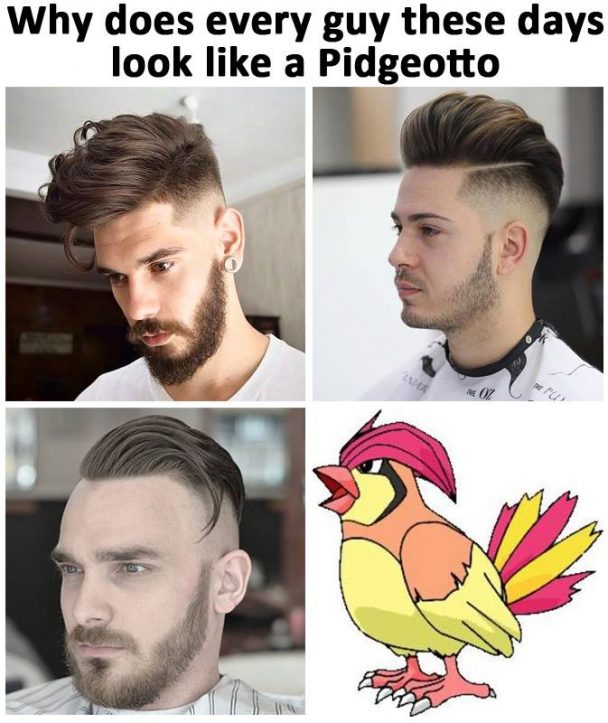 Guys Looking Like A Pidgeooto