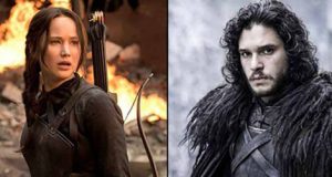 Katniss Everdeen Takes On Jon Snow In This Epic Hunger Game Of Thrones Clip