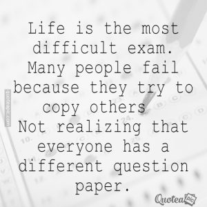 It's The Most Difficult Exam