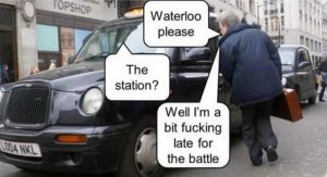I'm Late For The Battle