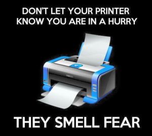 Printers Work In Mysterious Ways