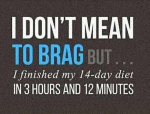 And People Say Diets Are Difficult