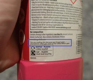 Shampoo Bottles Are Becoming Aware