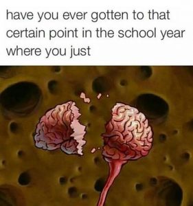 That Point During The School Year