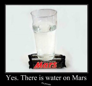 There Is Water On Mars