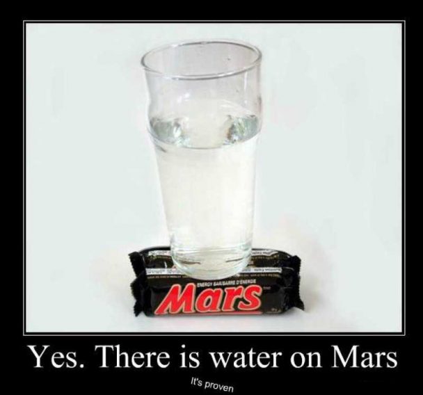 There Is Water On Mars