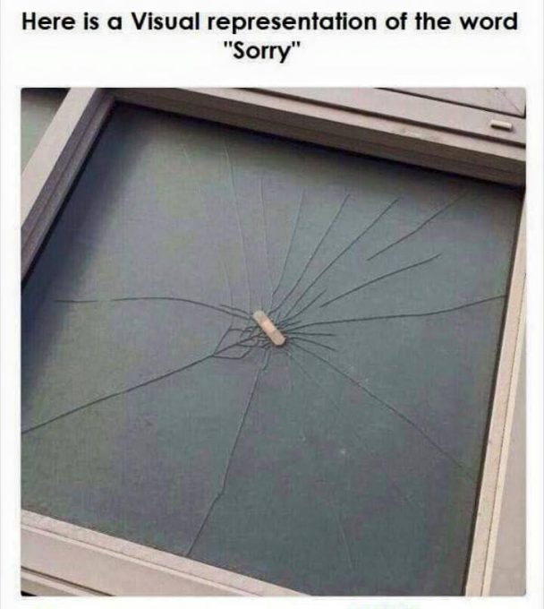 When You Say 'Sorry' But It's Too Late