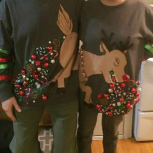 Latest Trend Of The Year For Christmas Has Women Decorating Their Bo*bs To Look Like Rudolph