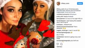 Latest Trend Of The Year For Christmas Has Women Decorating Their Bo*bs To Look Like Rudolph