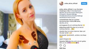 Latest Trend Of The Year For Christmas Has Women Decorating Their Bo*bs To Look Like Rudolph