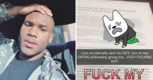 This Dude Accidentally Sent His D*ick Pics To His Entire Class Group Chat