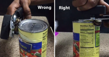 Viral Video Shows The Correct Way To Use A Can Opener People Have Been Using It Wrong