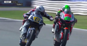 Motorcycle Racer Faces Lifetime Ban After Grabbing Rival's Brake At 140MPH