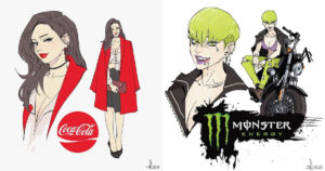 Illustrator Reimages Soft Drink Brands Into Characters