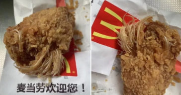 Woman Finds Feathers In Her McDonald’s Chicken Wings Meal