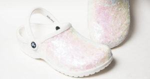 You Can Now Wear White Glitter Crocs for Your Wedding Day