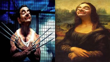 Mr Bean Got Photoshopped Into Everything Because He Fits Perfectly Into Everything